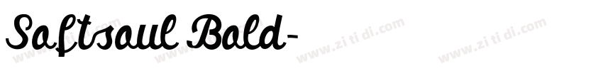 Softsoul Bold字体转换